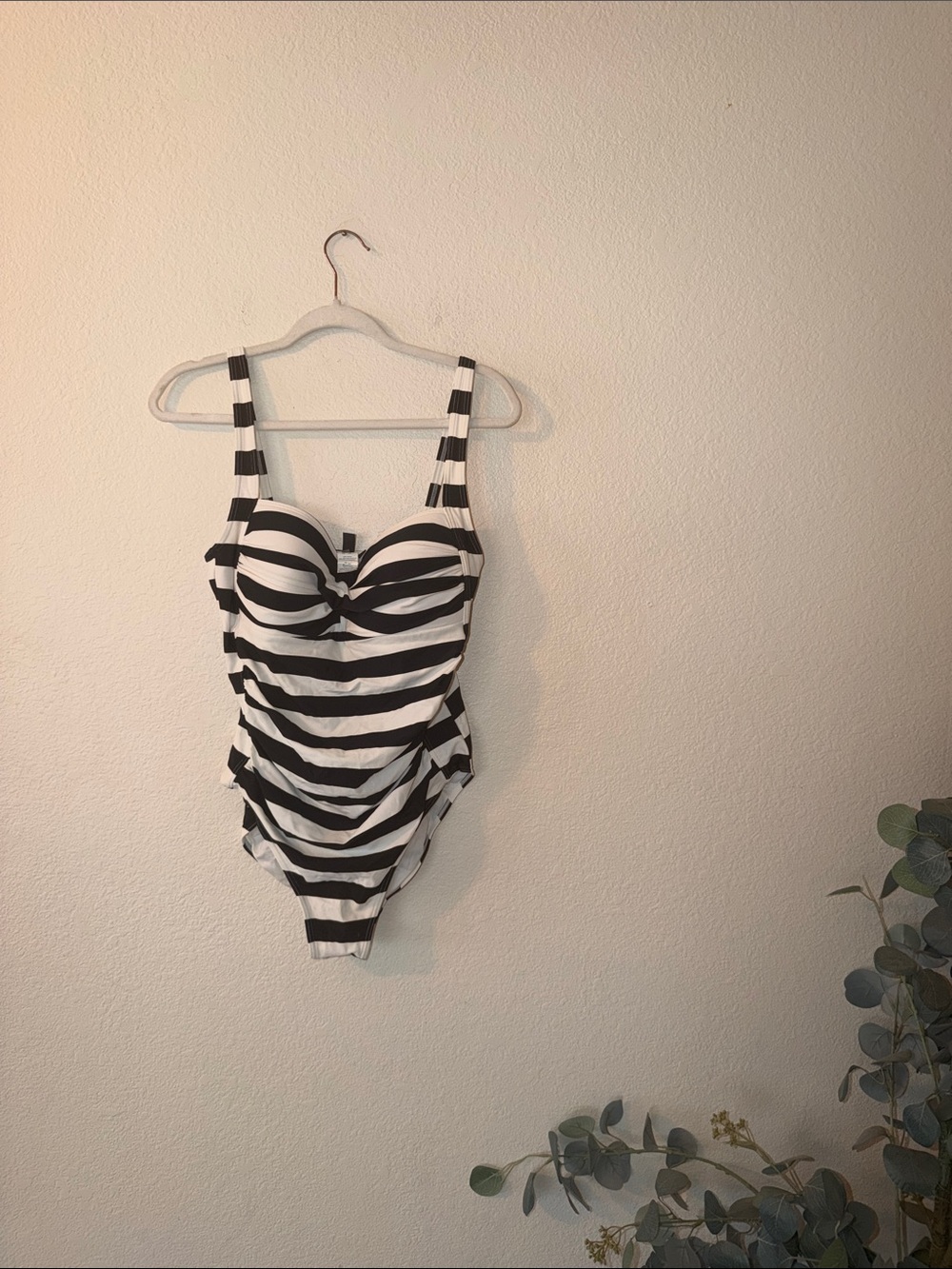 BOND-EYE Australia striped nip tuck one piece